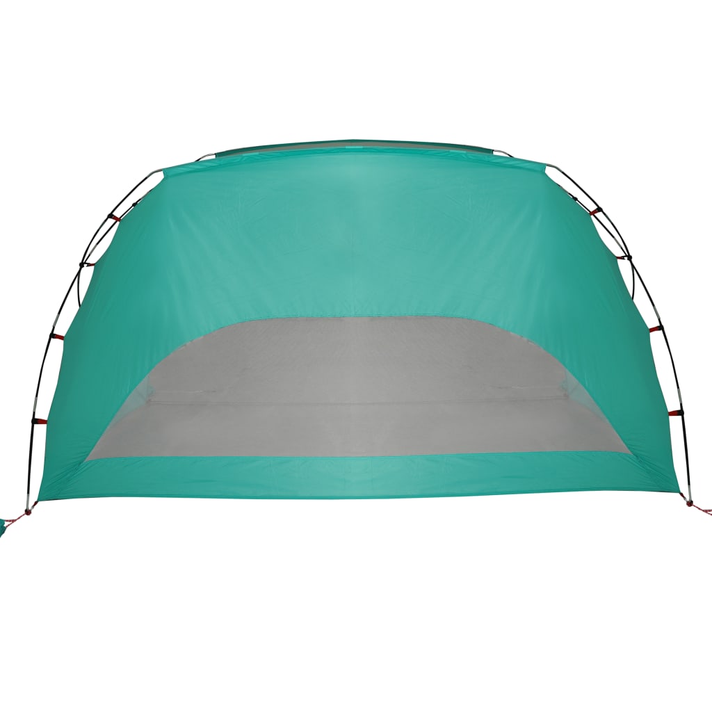 Tenda de praia 274x178x170/148 cm poliéster 185T verde-mar