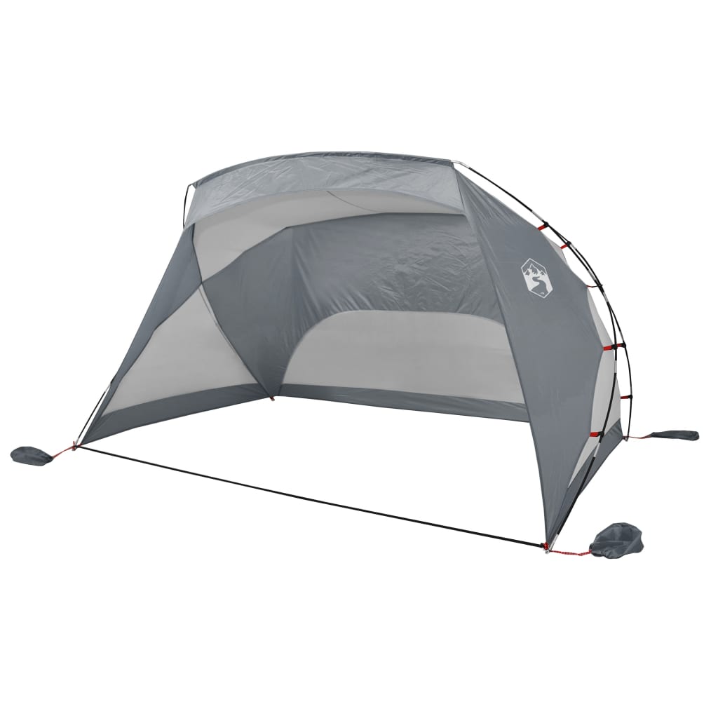 Tenda de praia 274x178x170/148 cm poliéster 185T cinzento