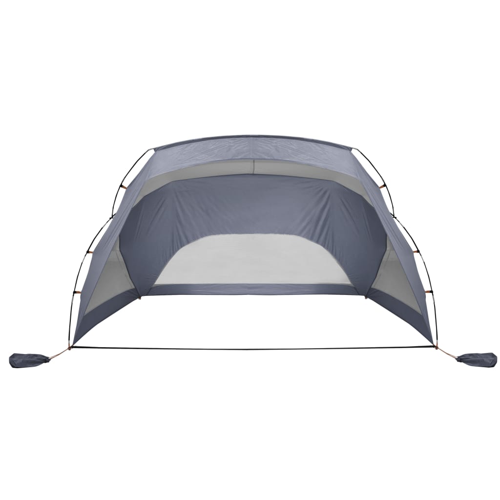 Tenda de praia 274x178x170/148 cm poliéster 185T cinzento