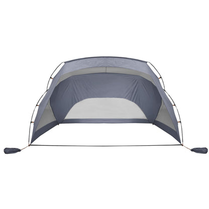 Tenda de praia 274x178x170/148 cm poliéster 185T cinzento