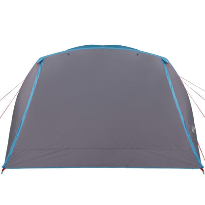 Tenda de campismo c/ avançado para 4 pessoas impermeável azul