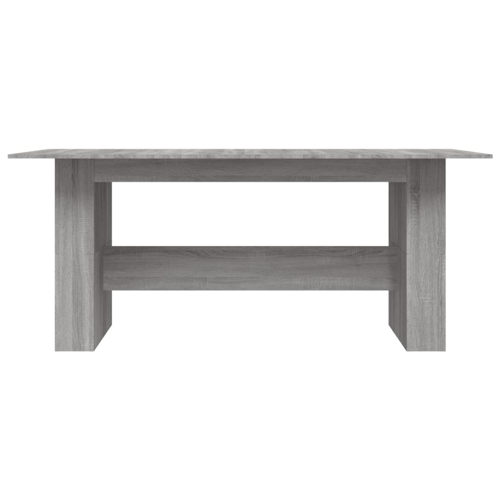 Mesa de Jantar Aqua - Cor Cinzento Sonoma - 180x90x76 cm - Design Minimalista