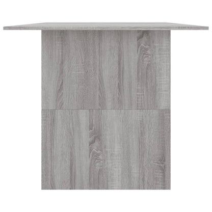 Mesa de Jantar Aqua - Cor Cinzento Sonoma - 180x90x76 cm - Design Minimalista