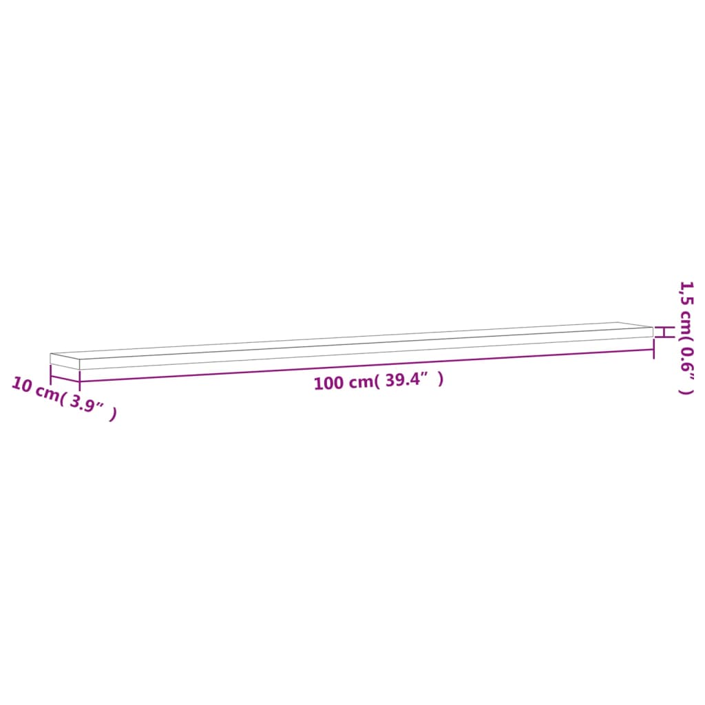 Prateleiras de parede 4pcs derivados de madeira cinzento sonoma