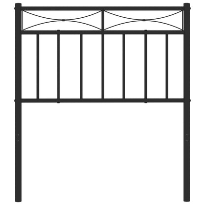 Cabeceira de cama 75 cm metal preto