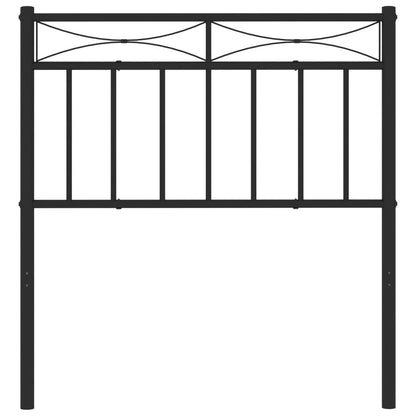 Cabeceira de cama 80 cm metal preto