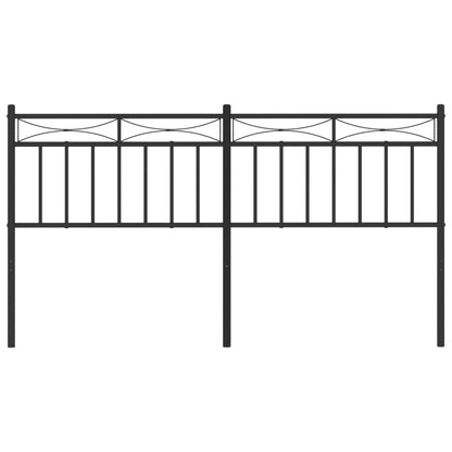 Cabeceira de cama 160 cm metal preto