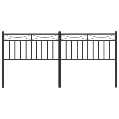 Cabeceira de cama 193 cm metal preto