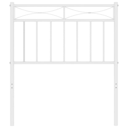 Cabeceira de cama 75 cm metal branco