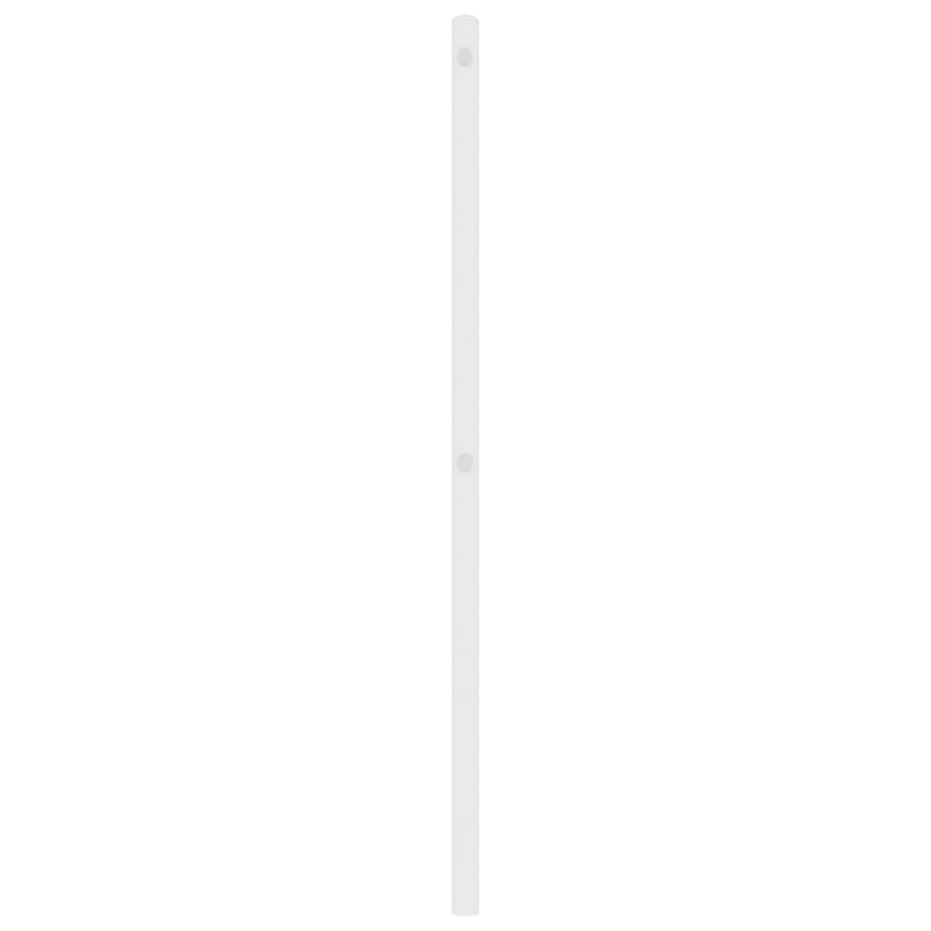 Cabeceira de cama 107 cm metal branco