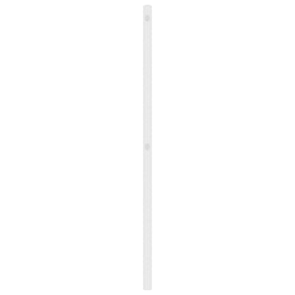 Cabeceira de cama 107 cm metal branco