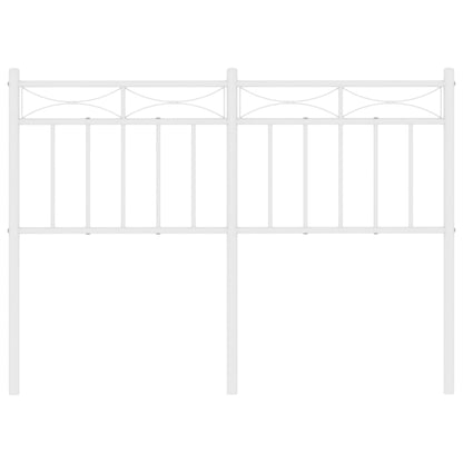 Cabeceira de cama 120 cm metal branco