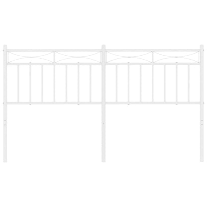 Cabeceira de cama 150 cm metal branco