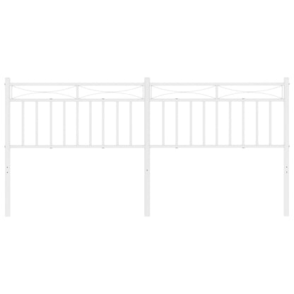 Cabeceira de cama 193 cm metal branco