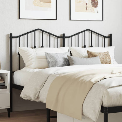 Cabeceira de cama 150 cm metal preto