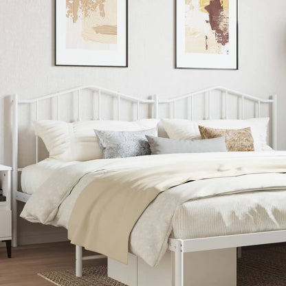 Cabeceira de cama 193 cm metal branco