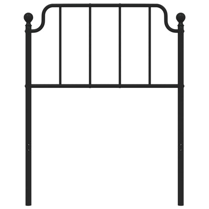 Cabeceira de cama 75 cm metal preto