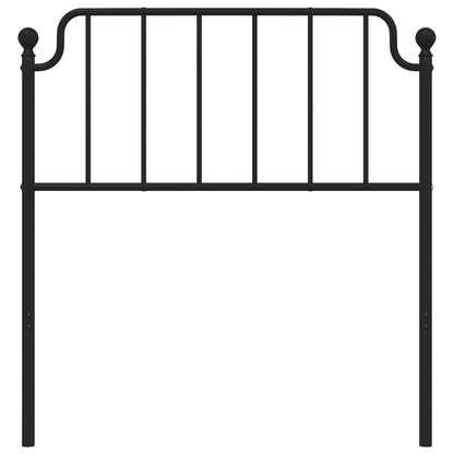 Cabeceira de cama 90 cm metal preto