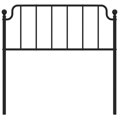 Cabeceira de cama 100 cm metal preto