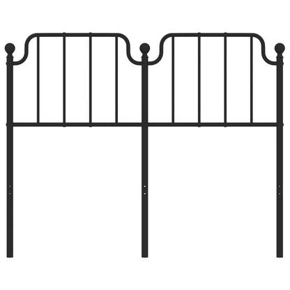 Cabeceira de cama 120 cm metal preto