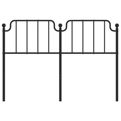 Cabeceira de cama 140 cm metal preto