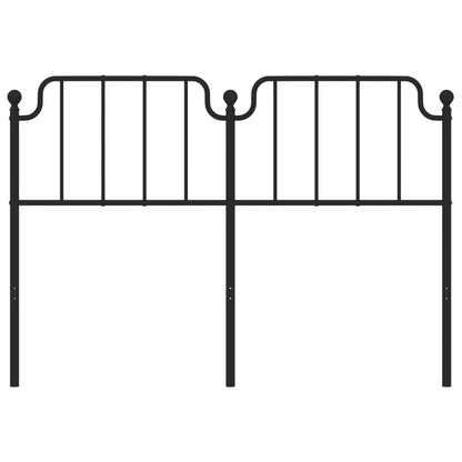 Cabeceira de cama 150 cm metal preto