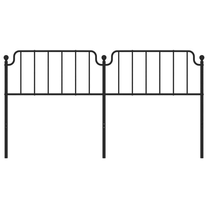 Cabeceira de cama 180 cm metal preto