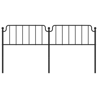 Cabeceira de cama 193 cm metal preto