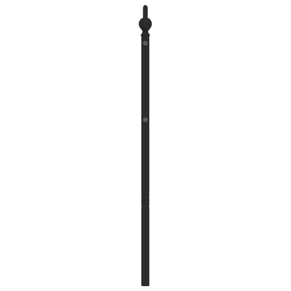 Cabeceira de cama 193 cm metal preto