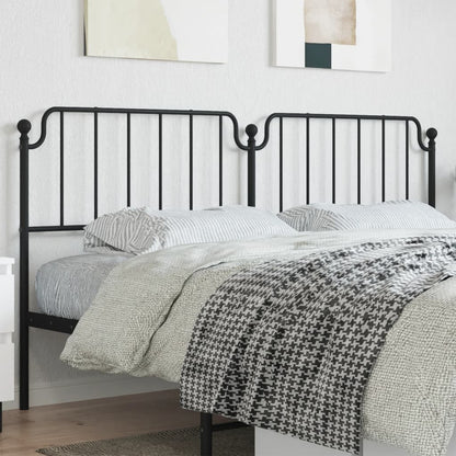 Cabeceira de cama 193 cm metal preto