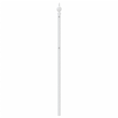 Cabeceira de cama 107 cm metal branco