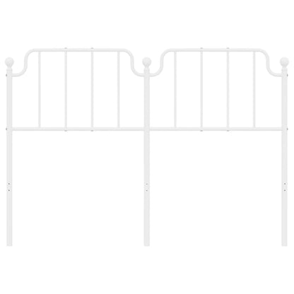 Cabeceira de cama 140 cm metal branco