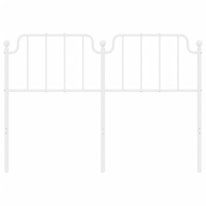 Cabeceira de cama 150 cm metal branco