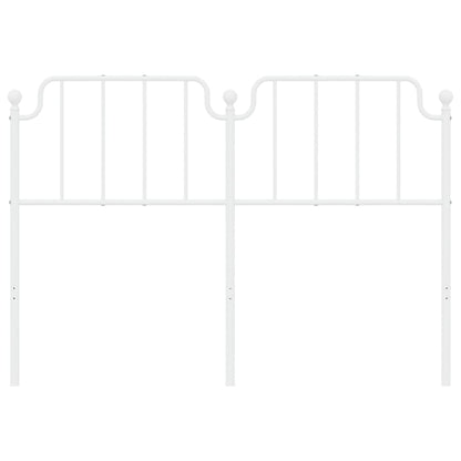 Cabeceira de cama 160 cm metal branco