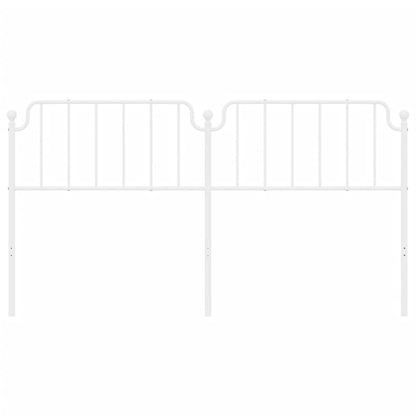 Cabeceira de cama 180 cm metal branco