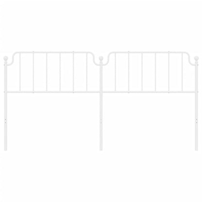 Cabeceira de cama 193 cm metal branco