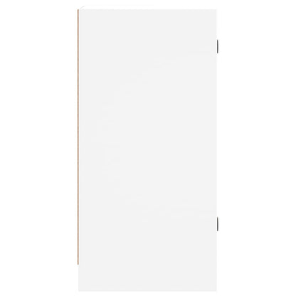 Armário de apoio c/ portas de vidro 35x37x75,5 cm branco