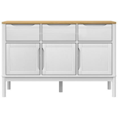 Aparador FLORO 114x43x74 cm pinho maciço branco