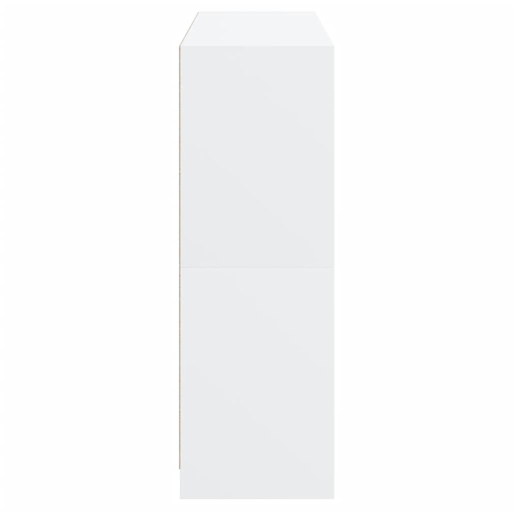 Estante c/ portas 136x37x109 cm derivados madeira branco