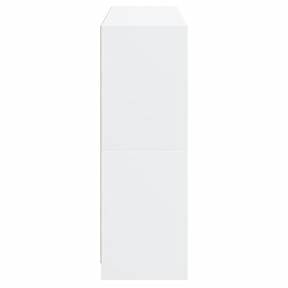 Estante c/ portas 136x37x109 cm derivados madeira branco