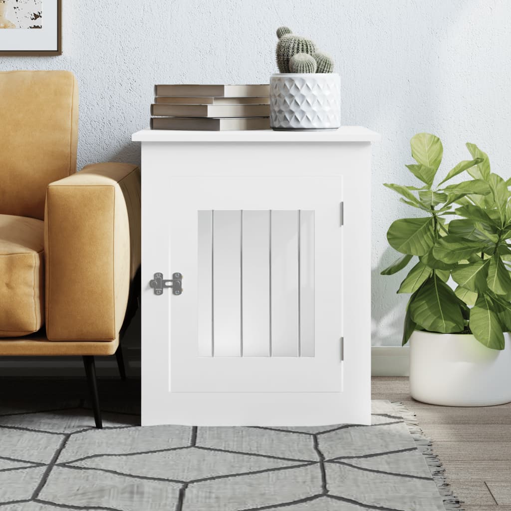 Móvel casota para cão 55x75x65 cm derivados de madeira branco