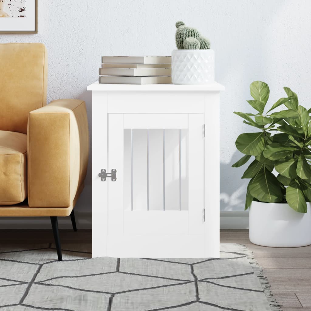 Móvel casota para cão 55x80x68 cm derivados de madeira branco