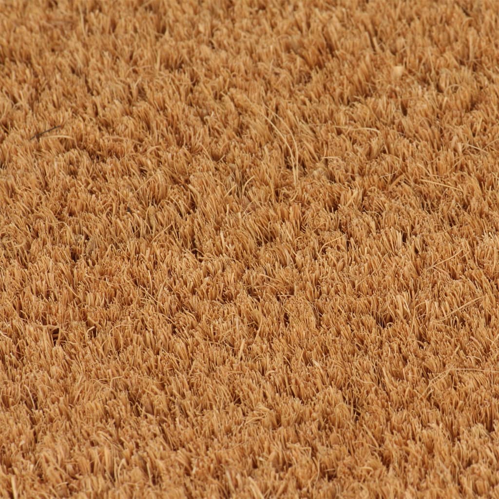 Tapete de porta 50x80 cm fibra de coco tufada natural