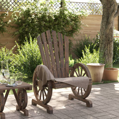 Cadeira Adirondack para jardim madeira de abeto maciça