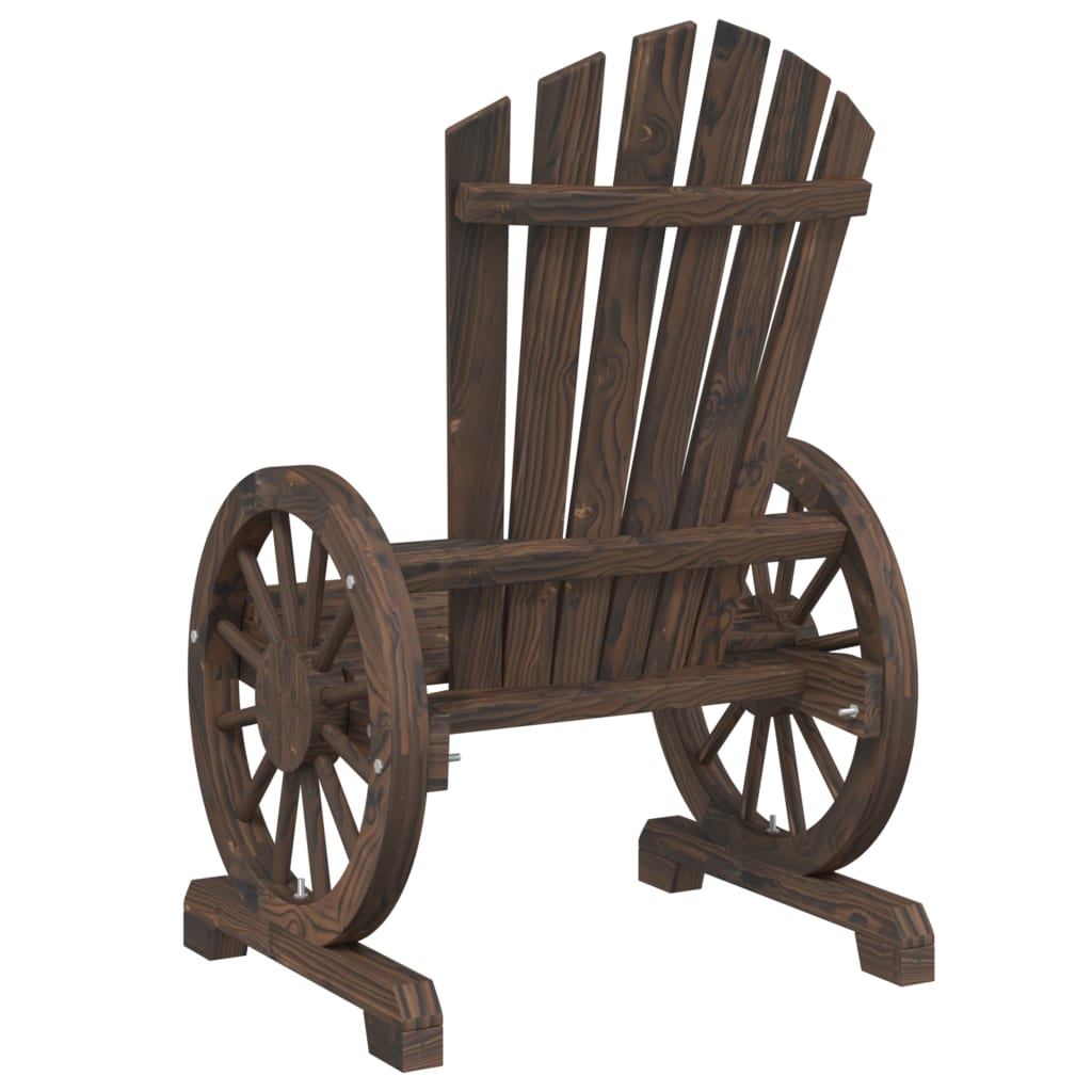 Cadeira Adirondack para jardim madeira de abeto maciça