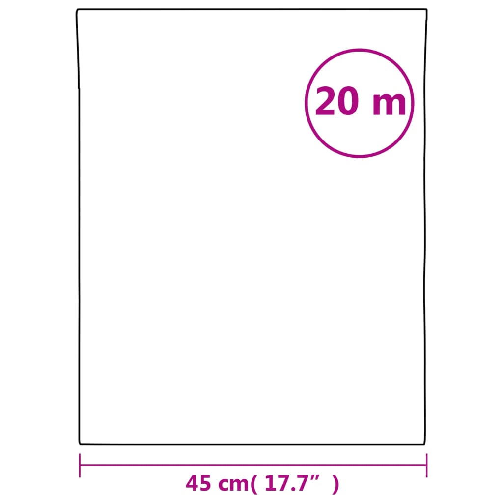 Película para janela fosca 45x2000 cm PVC branco