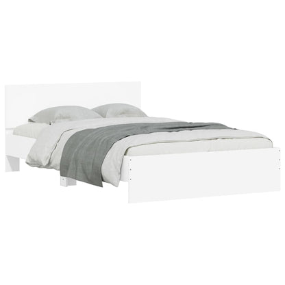 Estrutura de cama com cabeceira 120x190 cm branco