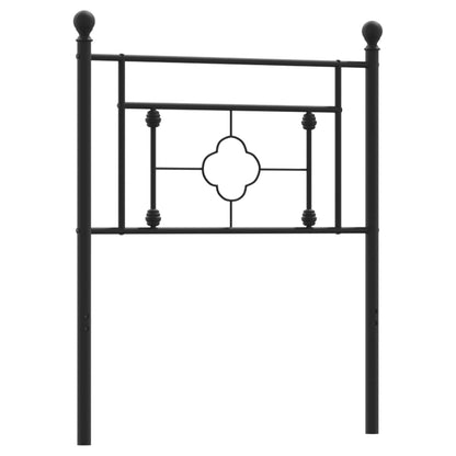 Cabeceira de cama 80 cm metal preto