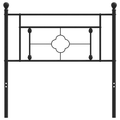 Cabeceira de cama 90 cm metal preto