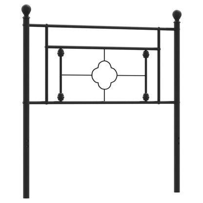 Cabeceira de cama 90 cm metal preto